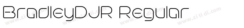 BradleyDJR Regular字体转换 BradleyDJR Regular字体转换